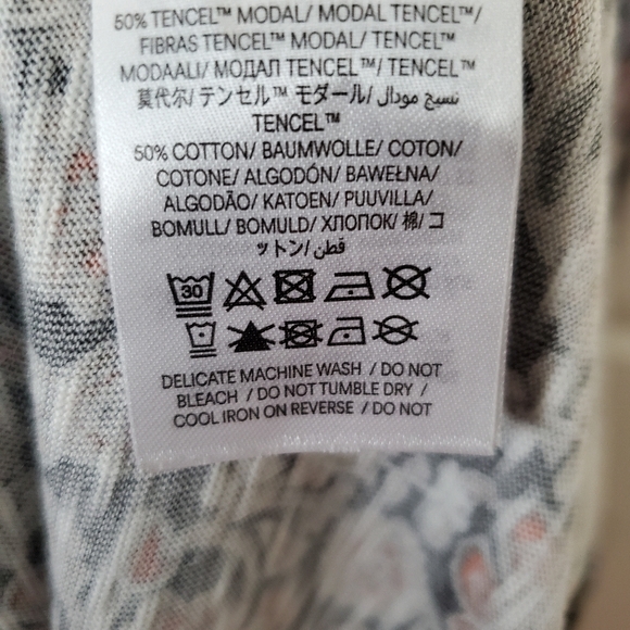 NWT Boden Black & Rust Floral Pattern Dress Women's Size 20-22 - Picture 9 of 10